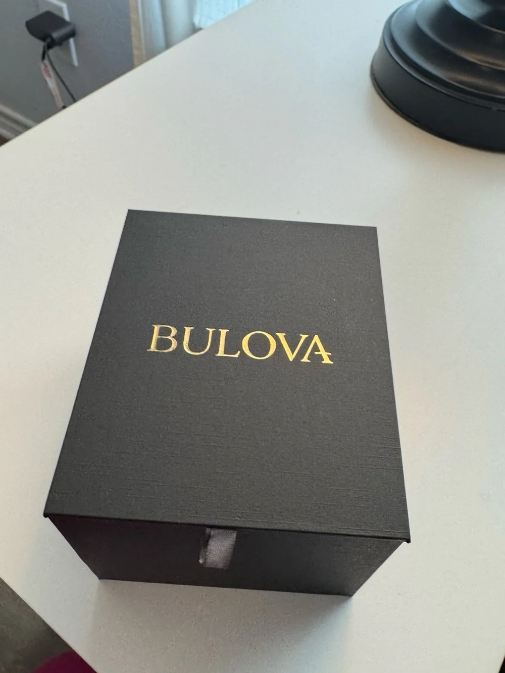 Bulova ladies gold-tone mesh watch with champagne dial